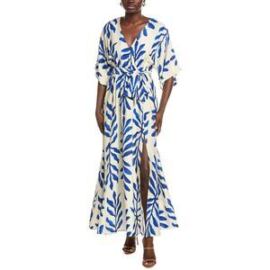Marion Womens  Kimono Maxi Dress, Blue